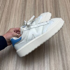 New Balance CT302 Sneakers in White Heritage Blue Men’s Size 5 Women’s Size 6.5
